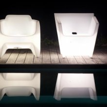 Fotoliu Raffy luminos de exterior